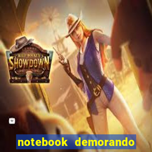 notebook demorando para ligar tela preta